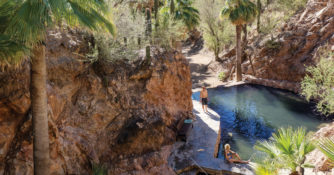 Castle Hot Springs Arizona desert view