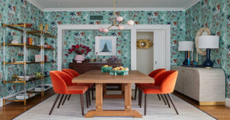 Dining Room in Healdsburg Vacation Home by Studio Munroe
