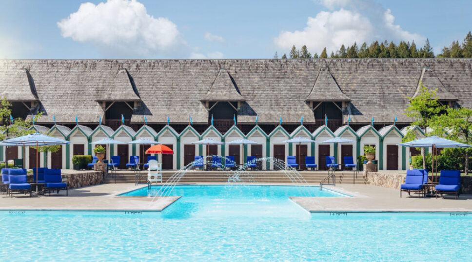 The Best Way to Enjoy Wine This Summer? At a Vineyard's Pool
