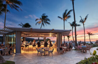 Ritz Carlton Turtle Bay Sunset Pool Bar