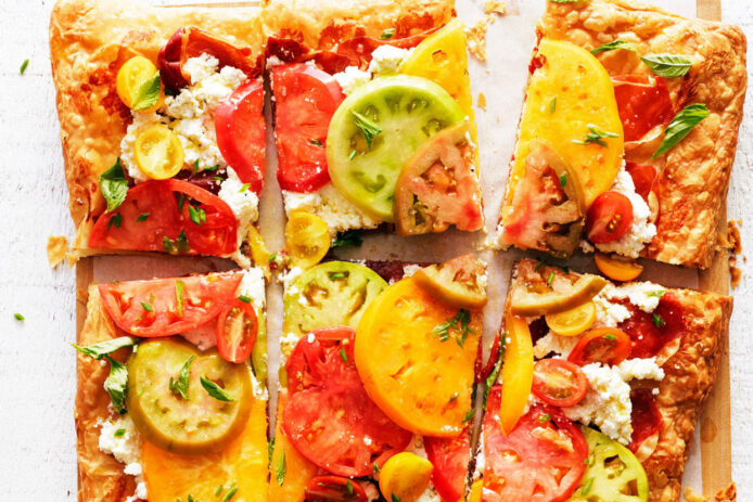 Tomato, Prosciutto, and Ricotta Tart