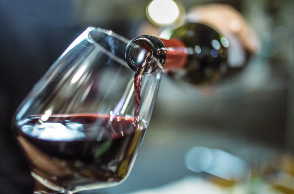 Pouring Red Wine