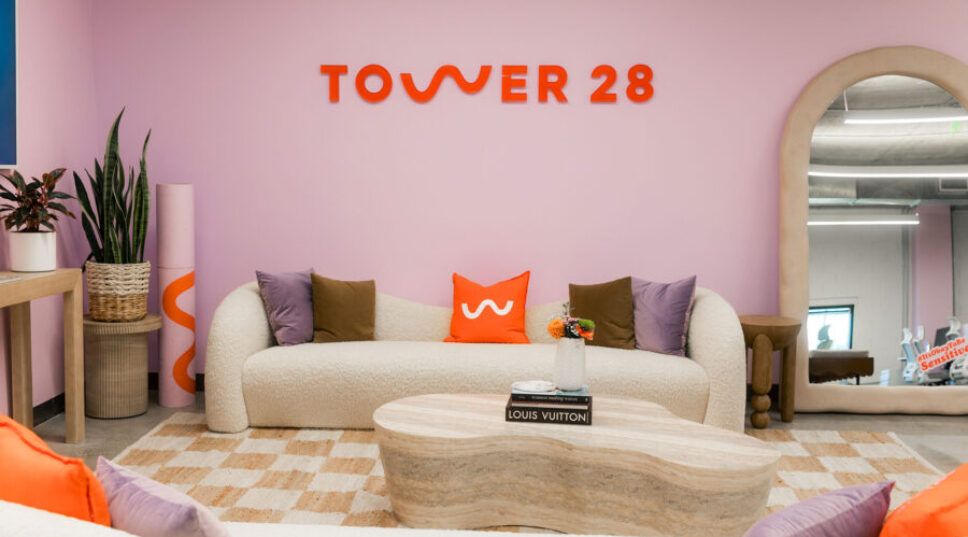 Inside L.A. Beauty Brand Tower 28’s Bright and Cheery Office