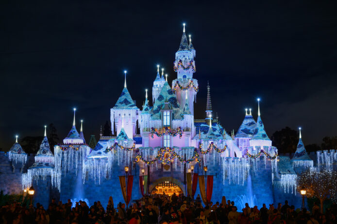 Disneyland Holiday Sleeping Beauty Castle
