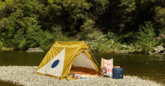Yuba colorful tent The Get Out