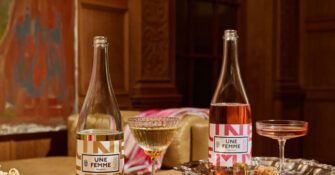 Une Femme Wine Bottles