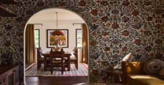 Wallpaper in Ojai Bungalow by Kirsten Blazek